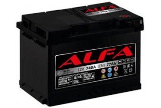 Аккумулятор ALFA Hybrid 77 А/ч 740A R+
