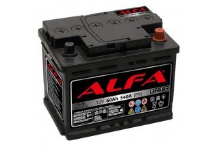 Аккумулятор ALFA Hybrid 60 А/ч 540A R+
