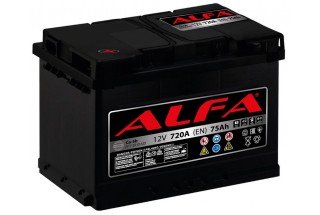 Аккумулятор ALFA Hybrid 75 А/ч 720A L+