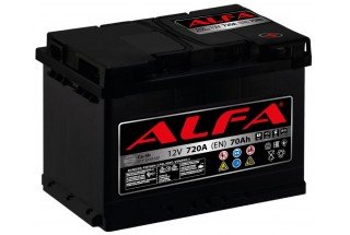Аккумулятор ALFA Hybrid 70 А/ч 720A R+