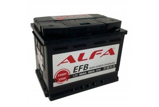 Аккумулятор ALFA EFB 66 А/ч 660A R+