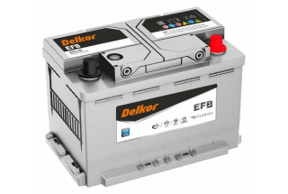 Аккумулятор Delkor EFB 70 A/h 720A e/n