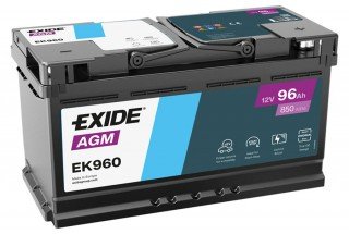 Аккумулятор Exide Start-Stop AGM EK960 (96 A/h), 850A R+