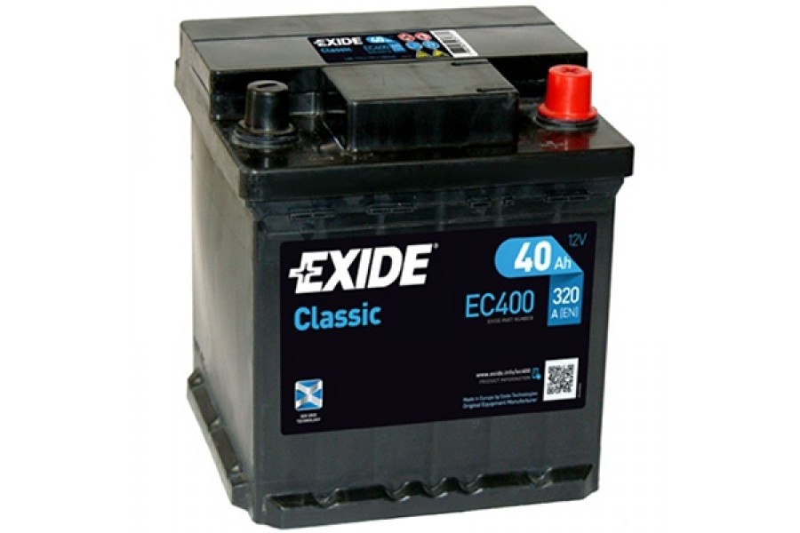 Аккумулятор Exide Classic EC400 (40 A/h), 320A R+