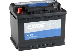 Аккумулятор Exide Classic EC551 (55 A/h), 460A R+