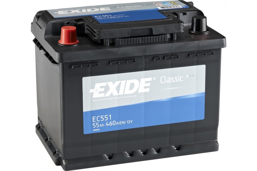 Аккумулятор Exide Classic EC551 (55 A/h), 460A R+