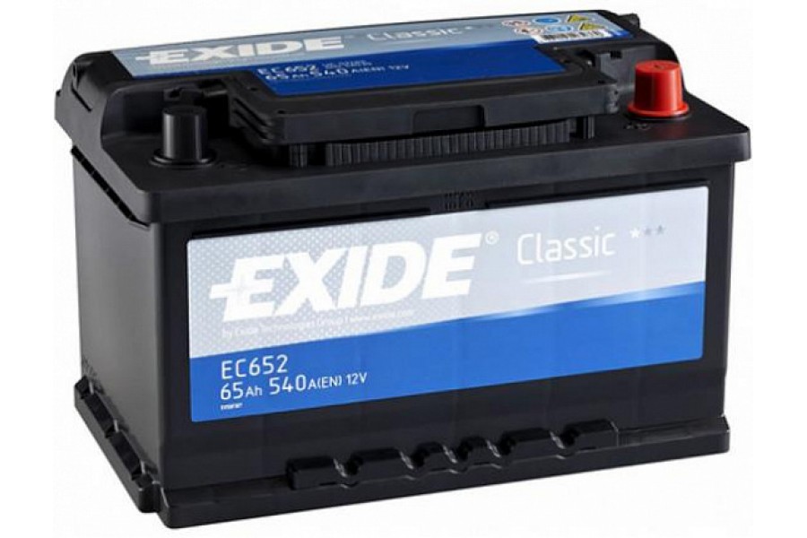 Аккумулятор Exide Classic EC652 (65 A/h), 540A R+