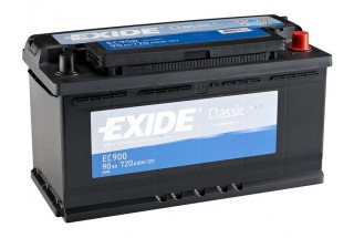 Аккумулятор Exide Classic EC900 (90 A/h), 720A R+