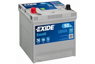 Аккумулятор Exide Excell EB505 (50 A/h), 360A L+