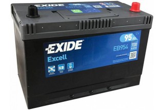 Аккумулятор Exide Excell EB954 JIS (95 A/h), 720A R+
