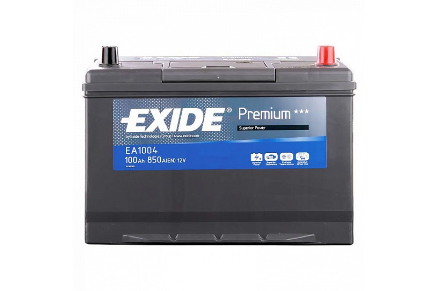Аккумулятор Exide Premium EA1004 (100 A/h), 850A R+