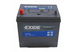 Аккумулятор Exide Premium EA655 (65 A/h), 580A L+