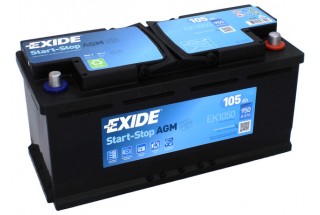 Аккумулятор Exide Start-Stop AGM EK1050 (105 A/h) 950A R+