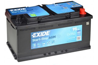 Аккумулятор Exide Start-Stop AGM EK950 (95 A/h), 850A R+