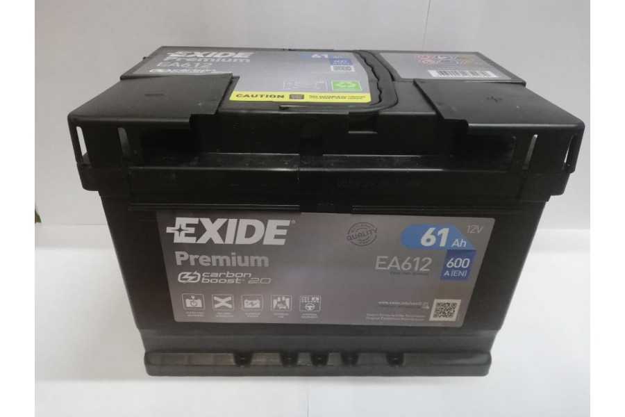 Аккумулятор Exide Premium 61 A/h R 600A (EN)