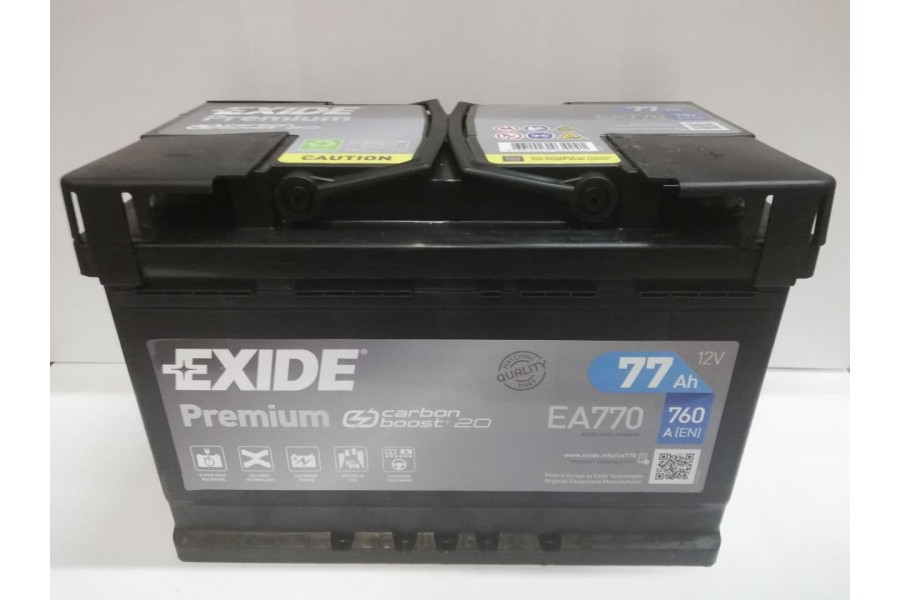 Аккумулятор Exide Premium 77 A/h R 760A (EN)