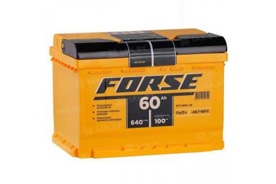 Аккумулятор Forse 6СТ-60 А/ч 640A R+ Аккумулятор Forse 6СТ-60 А/ч 640A R+