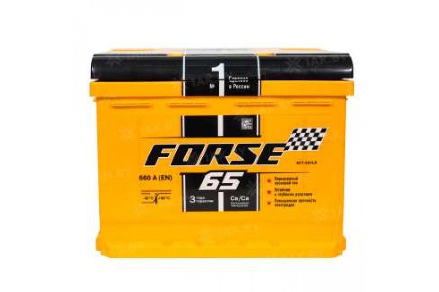 Аккумулятор Forse 6СТ-65 A/h 660A R+ Аккумулятор Forse 6СТ-65 A/h 660A R+