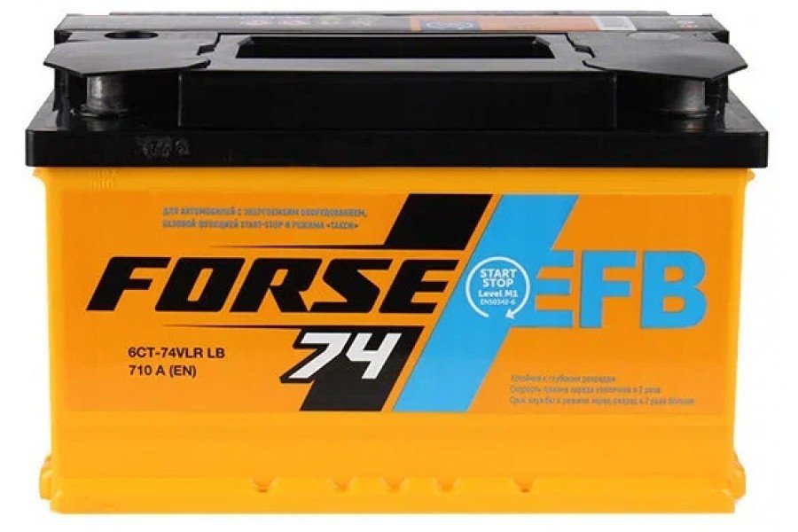 Аккумулятор Forse EFB 74 A/h 710A R+