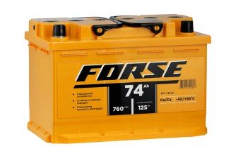 Аккумулятор Forse 6СТ-74 A/h 720A R+