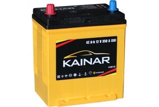 Аккумулятор Kainar Asia 42 JL+ тонкие клеммы с бортом