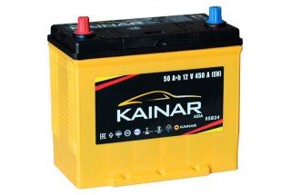Аккумулятор Kainar Asia 50 JL+ толстые клеммы с бортом