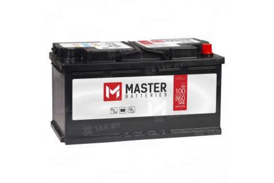 Аккумулятор MASTER BATTERIES 100 A/h 800A R+ Аккумулятор MASTER BATTERIES 100 A/h 800A R+