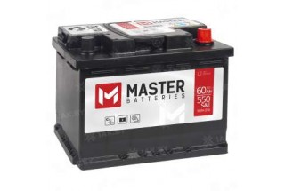 Аккумулятор MASTER BATTERIES 60 A/h 500A R+