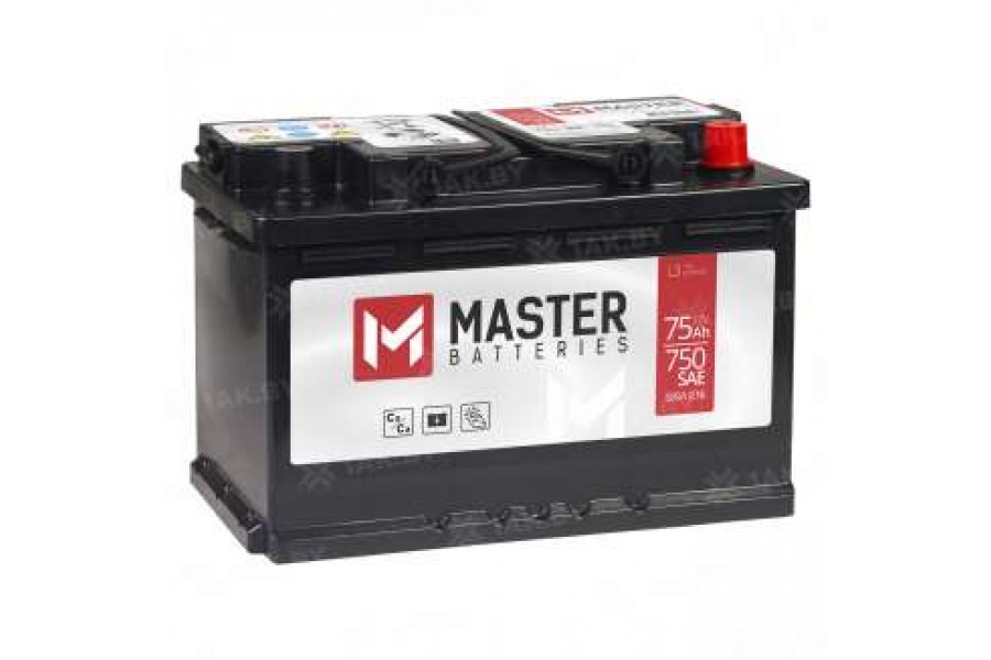 Аккумулятор MASTER BATTERIES 75 A/h 680A R+