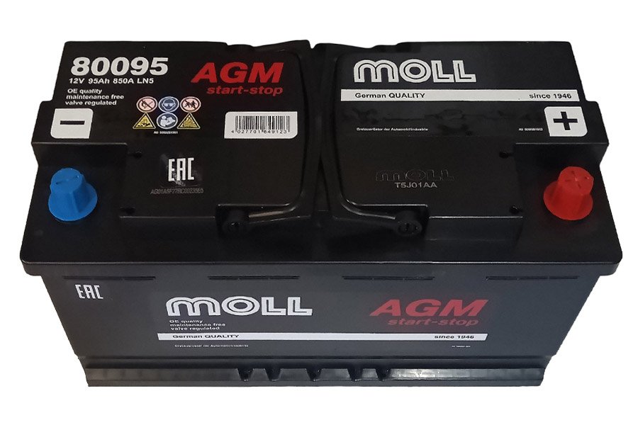 Аккумулятор Moll AGM 95 A/h 850A (EN) Аккумулятор Moll AGM 95 A/h 850A (EN)