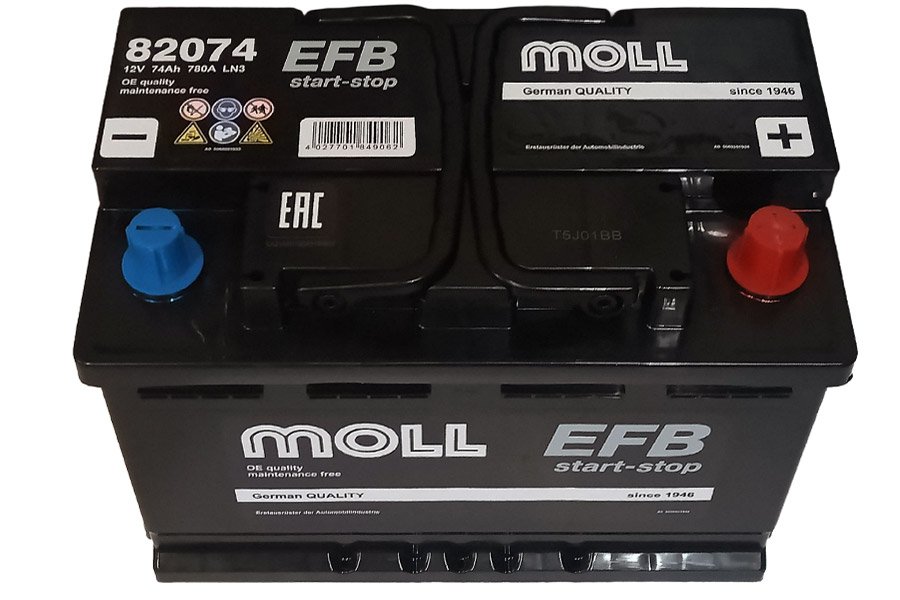  MOLL EFB START-STOP (82074) 74Ah 780A