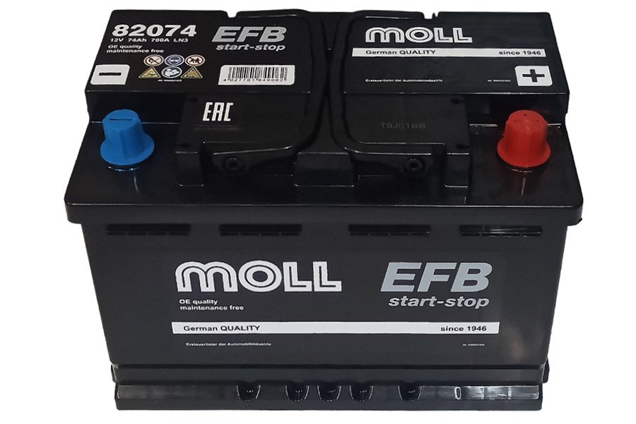  MOLL EFB START-STOP (82074) 74Ah 780A
