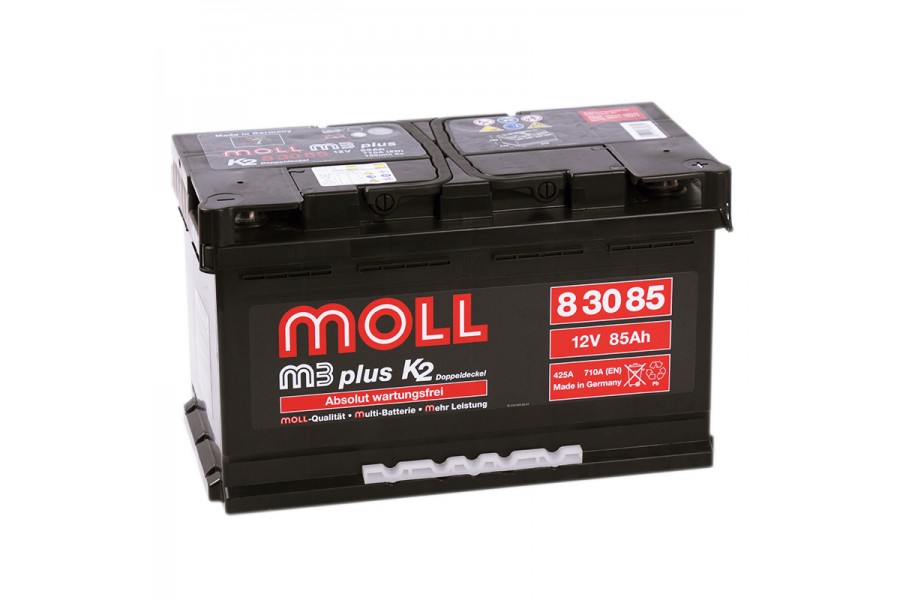 Аккумулятор Moll M3 Plus 85 A/h made in GERMANY