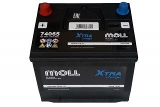 Аккумулятор Moll XTRA Charge ASIA 65a/h 620A (74065)