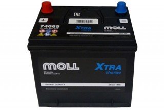 Аккумулятор Moll XTRA Charge ASIA 65a/h 620A (74065)