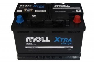 Аккумулятор Moll XTRA Charge 75a/h 720A (84075)