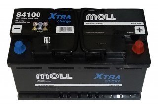Аккумулятор Moll XTRA Charge 100 a/h 900A (84100)