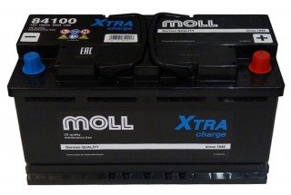 Аккумулятор Moll XTRA Charge 100 a/h 900A (84100)