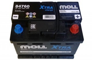 Аккумулятор Moll XTRA Charge 60a/h 580A (84760)