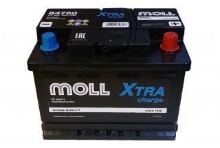 Аккумулятор Moll XTRA Charge 60a/h 580A (84760)
