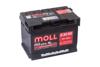 Аккумулятор Moll M3 Plus 60 A/h 550A (EN)