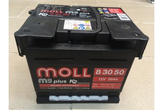 Аккумулятор Moll M3 Plus 50 A//ч 420A (EN)
