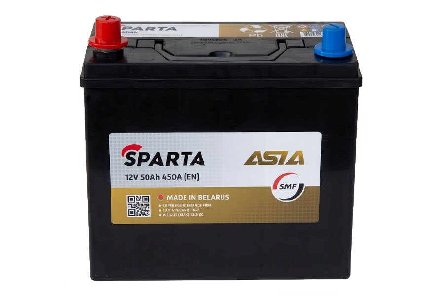 Аккумулятор SPARTA Asia 50Ah 450A