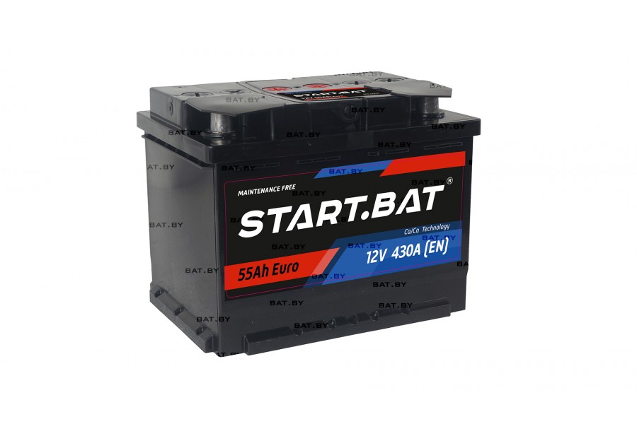 Аккумулятор Start.Bat 55 A/h R+ 430A (EN) Аккумулятор Start.Bat 55 A/h R+ 430A (EN)