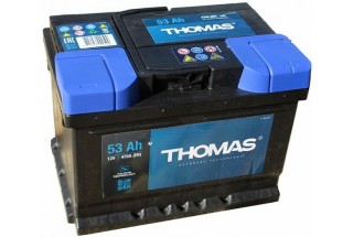 Аккумулятор Thomas 53 A/h 510A R+