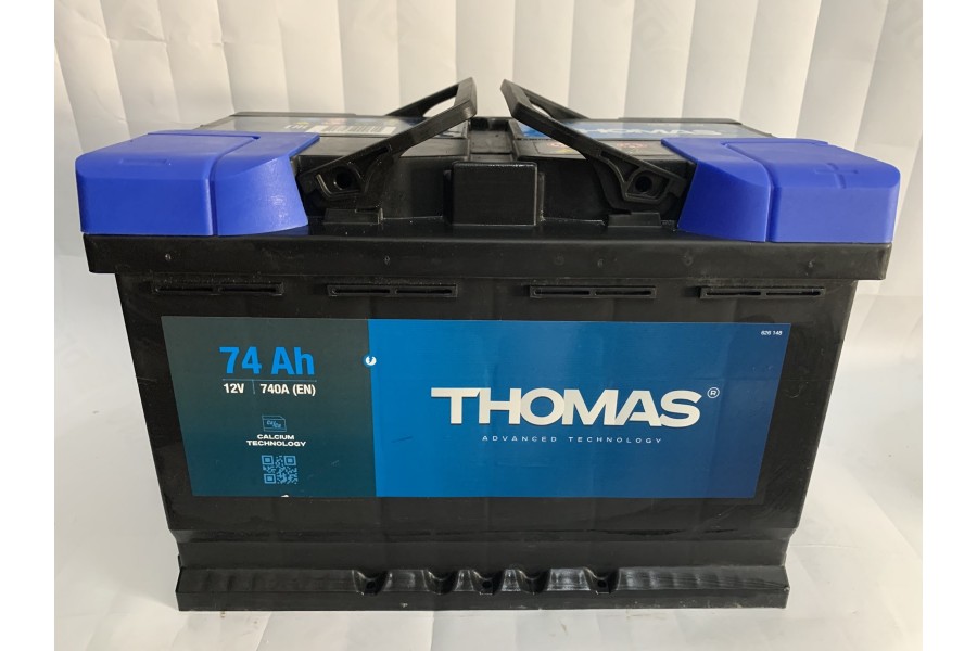 Аккумулятор Thomas 74 A/h 740A R+ Аккумулятор Thomas 74 A/h 740A R+