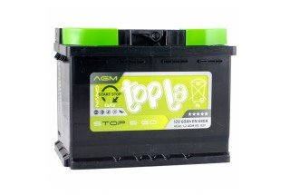 Аккумулятор Topla TOP AGM Stop & Go 60 A/h R 680A