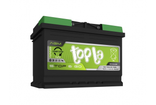 Аккумулятор Topla TOP AGM Stop & Go 70 A/h 760A