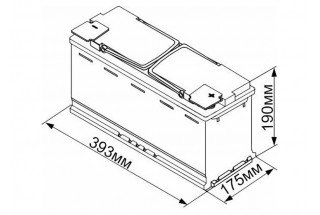Аккумулятор Topla TOP 110 Ah R+ 1000A