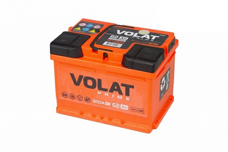 Аккумулятор VOLAT Prime 62 A/H 600A R+